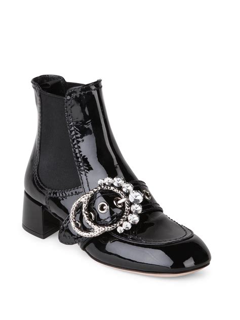 miu miu leather booties|where to buy miu jewelry.